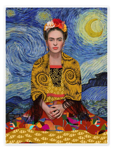 Plakat Frida And The Moon