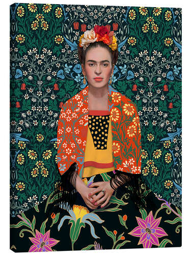 Obraz na płótnie Blooming Mexican Woman
