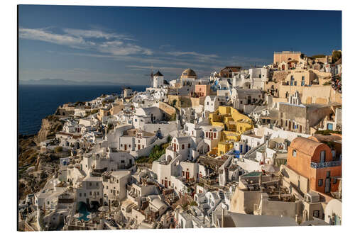 Aluminium print Oia on the island of Santorini, Greece