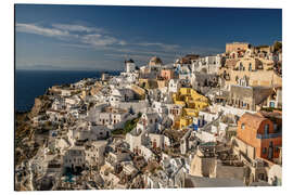 Aluminium print Oia on the island of Santorini, Greece