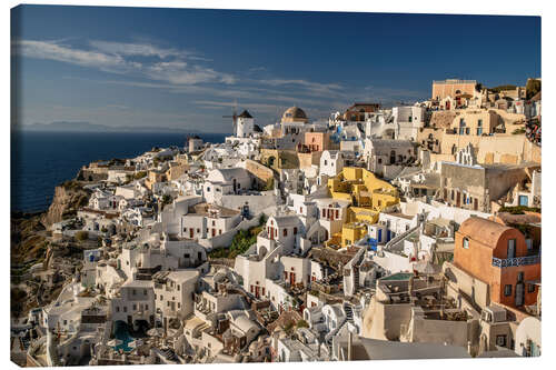 Quadro em tela Oia on the island of Santorini, Greece