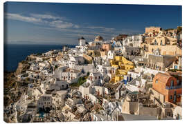 Leinwandbild Oia auf der Insel Santorin, Griechenland