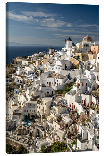 Lærredsbillede Island of Santorini, Greece