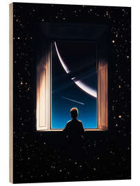 Cuadro de madera Cosmic Wonder - Taudalpoi