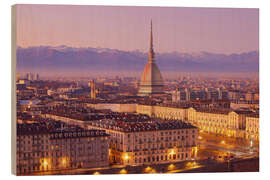 Holzbild Ausblick auf Turin - Patrick Lohmüller