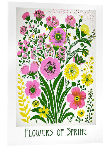 Acrylic print Flowers of Spring