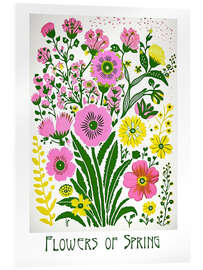 Acrylic print Flowers of Spring - Taika Tori