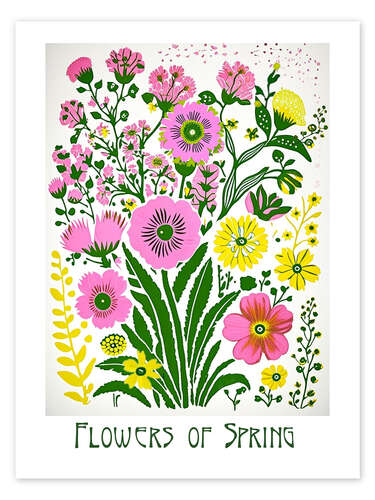 Poster Flowers of Spring