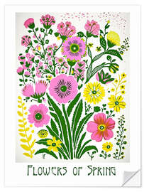 Wandsticker Flowers of Spring