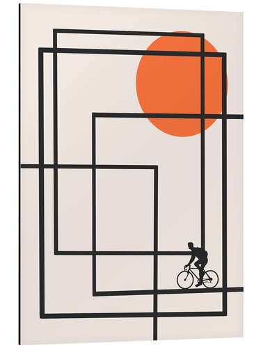 Tableau en aluminium Sunlit Voyage