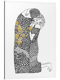 Magnettafel Der Kuss