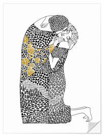 Muursticker The Kiss