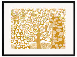 Gerahmter Kunstdruck Baum des Lebens