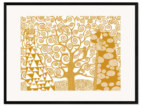 Impression artistique encadrée Tree of life