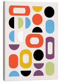 Lienzo Mid-Century Mosaic