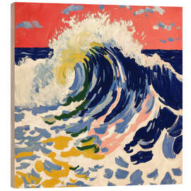 Holzbild Wave - DejaReve