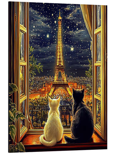 Tableau en aluminium Romantic date