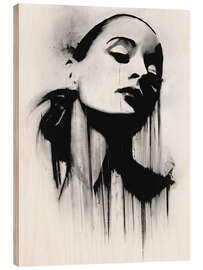 Wood print Big Sad - Denny Stoekenbroek