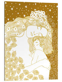 Cuadro de plexi-alu Klimt, Mother and Boy