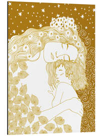 Magnettafel Klimt, Mutter und Junge