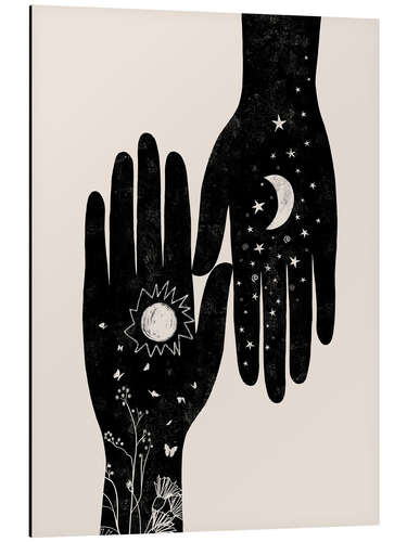 Aluminium print Yin Yang