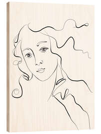 Tableau en bois Venus - CatsAndDotz