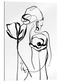 Galleritryck Graceful Figure With Poppies