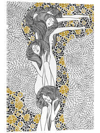 Acrylglasbild Der Triumph der Schönheit