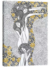 Canvas print The Triumph of Beauty - CatsAndDotz