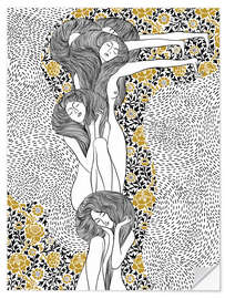 Wandsticker Der Triumph der Schönheit