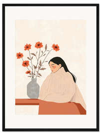 Gerahmter Kunstdruck Schweigen