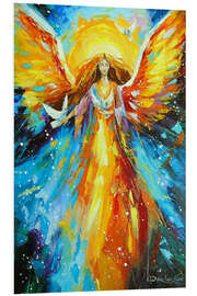 Hartschaumbild Engel des Friedens