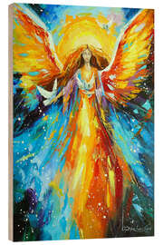 Quadro de madeira Angel of Peace - Olha Darchuk