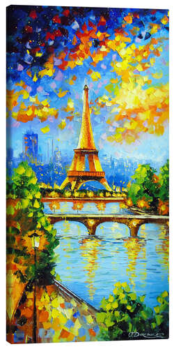 Tableau sur toile Love in Paris