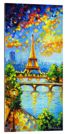 Cuadro de plexi-alu Love in Paris