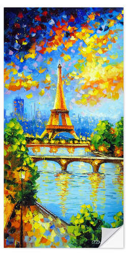 Wandsticker Love in Paris