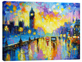 Canvas print London's Evening Glow - Olha Darchuk