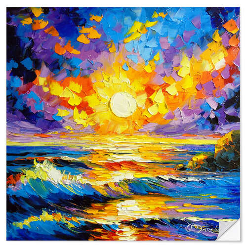 Adesivo murale Stormy Sunset