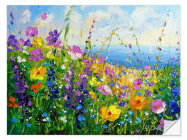 Wall sticker Wildflowers by the sea