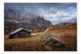 Kunstwerk Huts in the Dolomites - Martin Podt