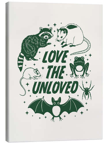 Canvas print Love the unloved