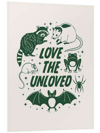 Quadro em PVC Love the unloved - Emanuela Carratoni