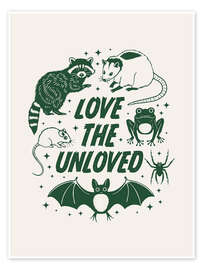 Wall print Love the unloved - Emanuela Carratoni