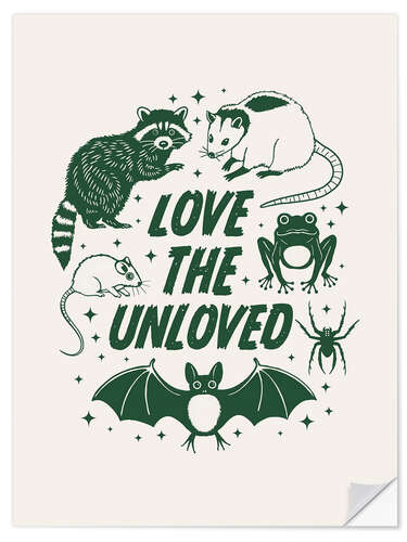 Wall sticker Love the unloved