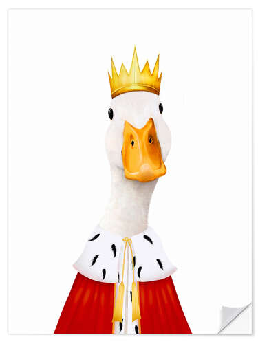 Wall sticker King duck