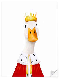 Adesivo murale King duck