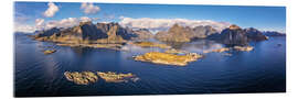 Acrylic print Lofotenpanorama Norwegen