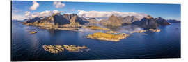 Aluminium print Lofotenpanorama Norwegen