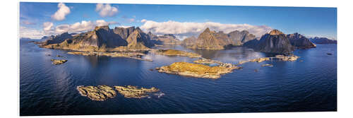 Foam board print Lofotenpanorama Norwegen