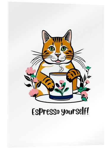 Acrylic print Espresso yourself!